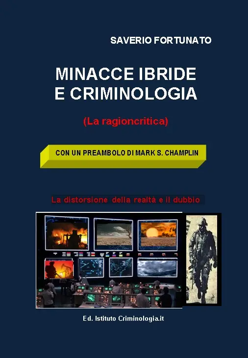 Copertina del libro Minacce ibride e criminologia di Saverio Fortunato